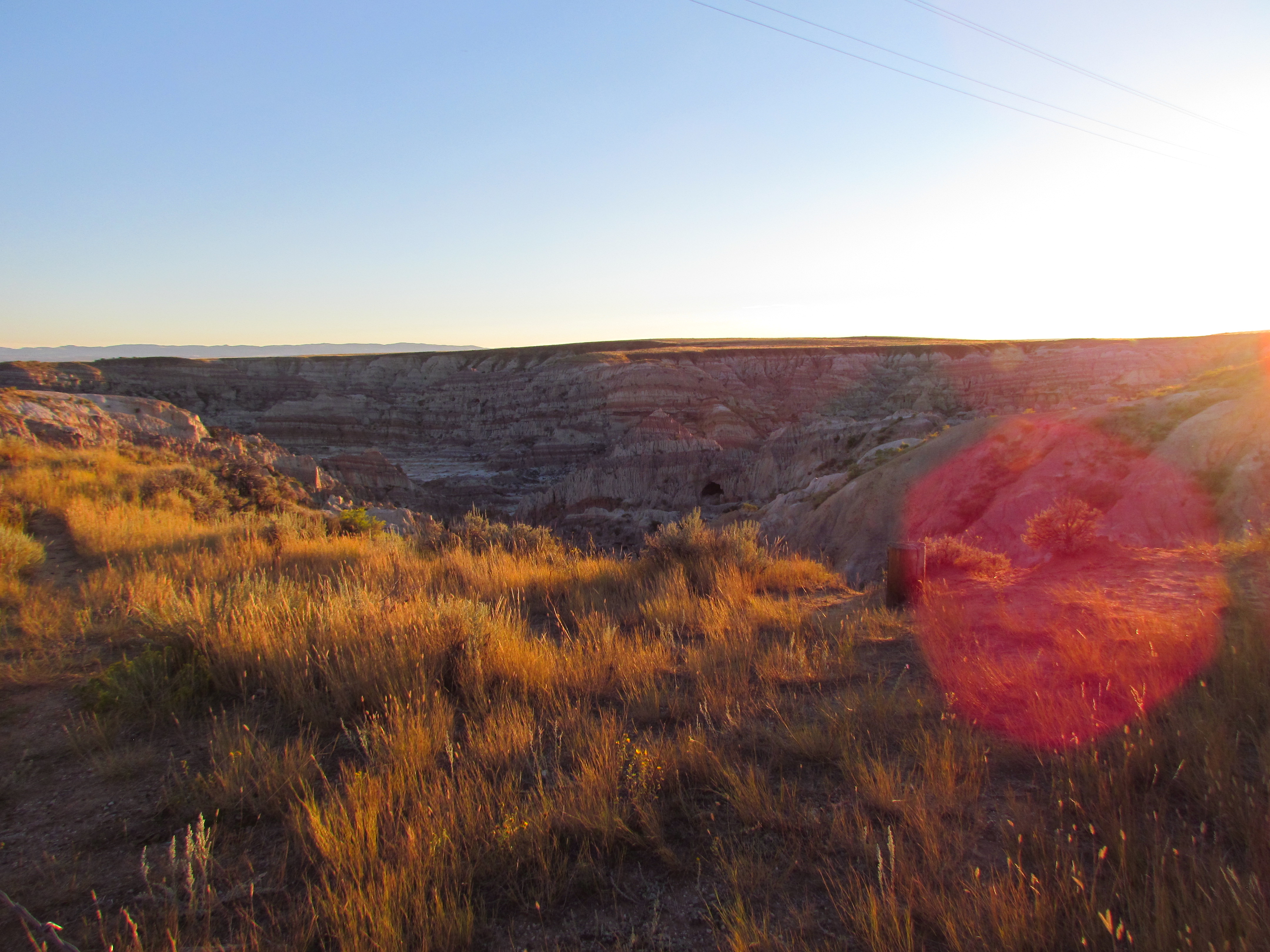 Badlands Sunset