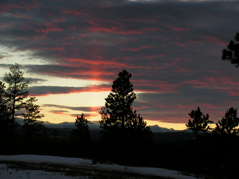 Sunset at the Cabin